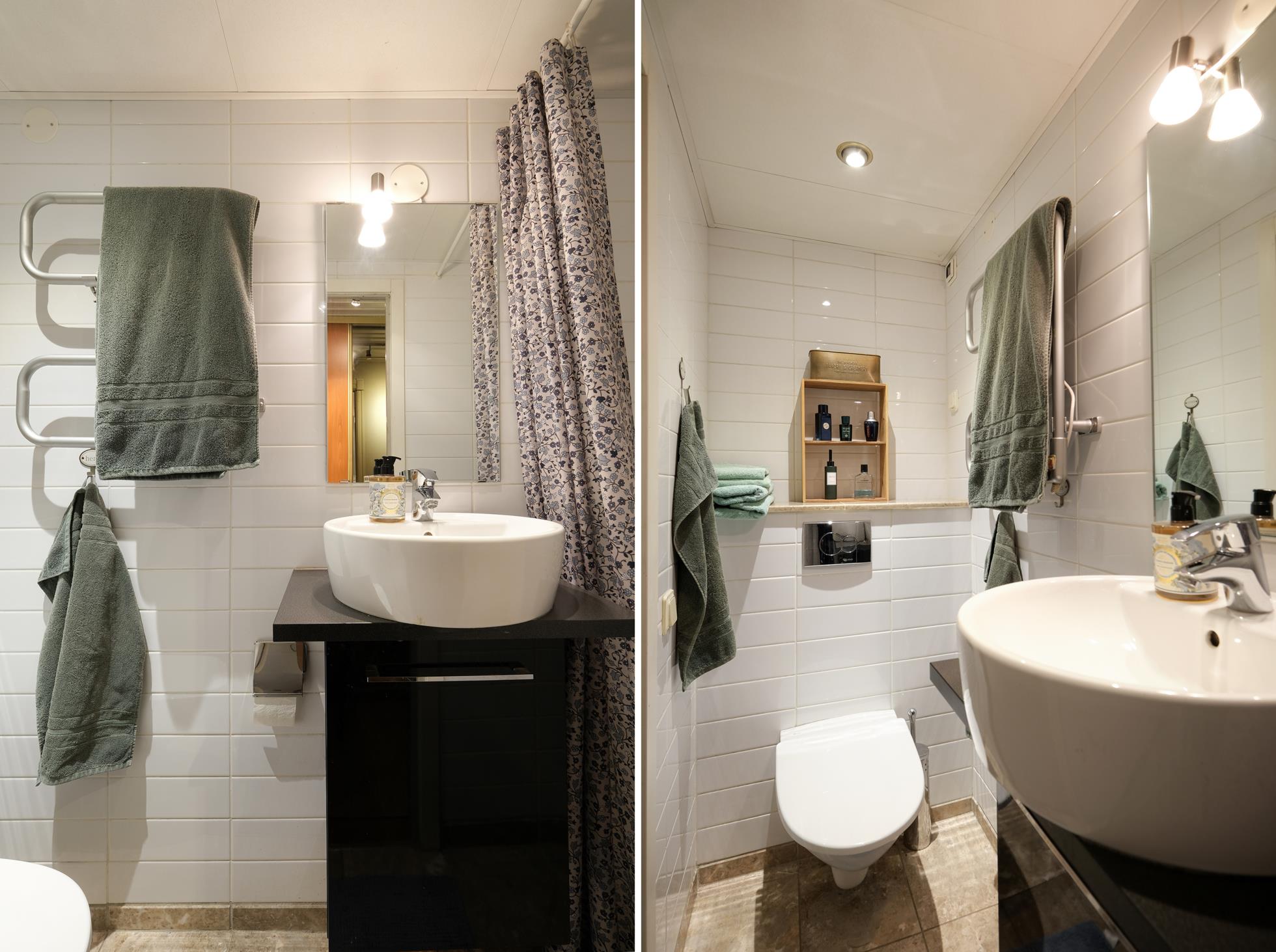 Fint tillbyggt atriumhus med inglasat uterum, eldstad och bastu