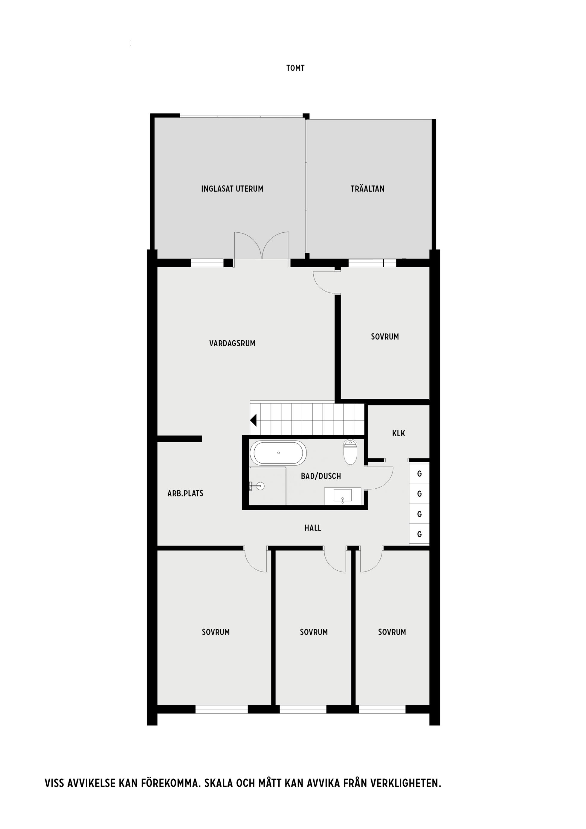 Smakfullt renoverat radhus med inglasat uterum och tomt i perfekt solläge!