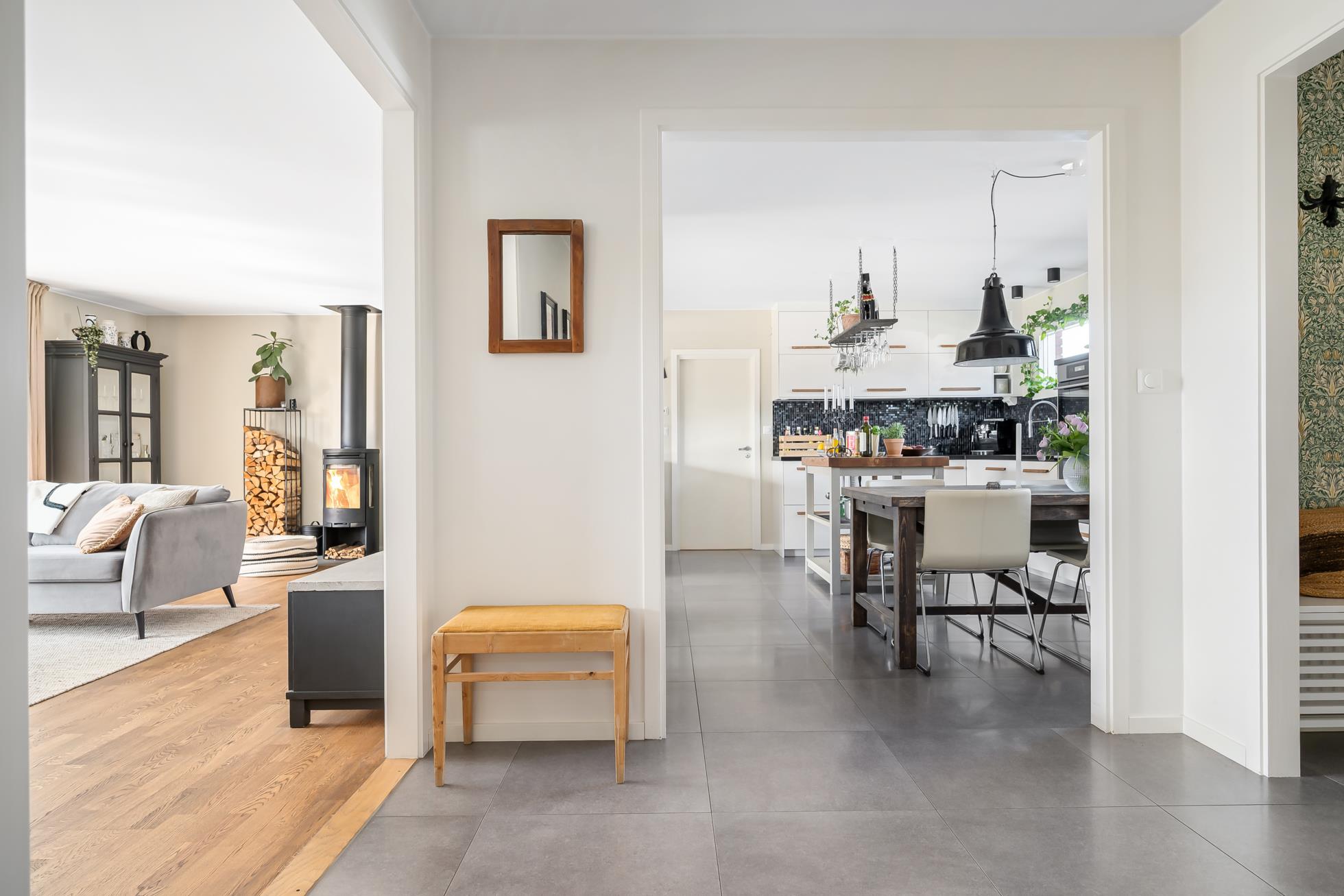 Läckert enplanshus med 5 sovrum